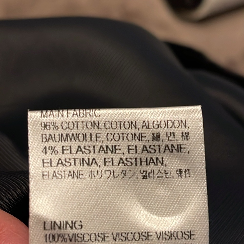 🔥🔥AQUASCUTUM LONDON | Cotton Twill Double Vented Pencil Skirt - sz 8 - Picture 11 of 13